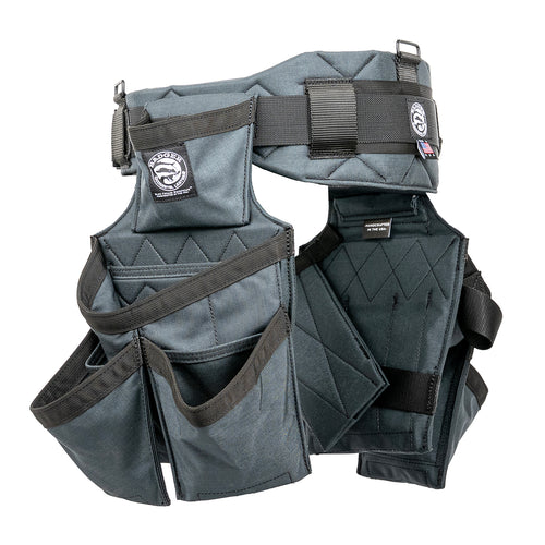 Badger Tool Belts Side-By-Side Carpenter Belt – Gunmetal