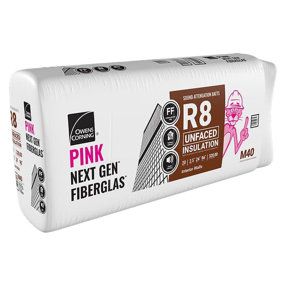 Owens Corning PINK Next Gen™ Fiberglas™ Sound Attenuation Batts (SAB)