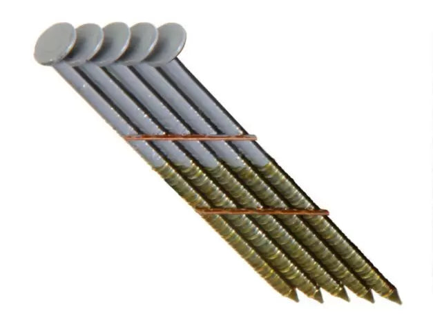 Grip Rite Prime Guard GRS12D 28-deg Bright Wire Nails, 3-1/4-inch