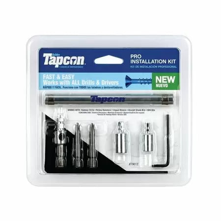 Tapcon Pro Installation Tool Kit with Star Bit for Concrete Anchors