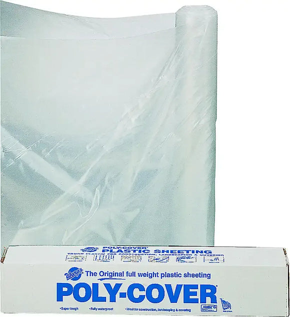 Orgill Poly 4X10-C Poly Film 4 Mil Clear Polyethylene Film
