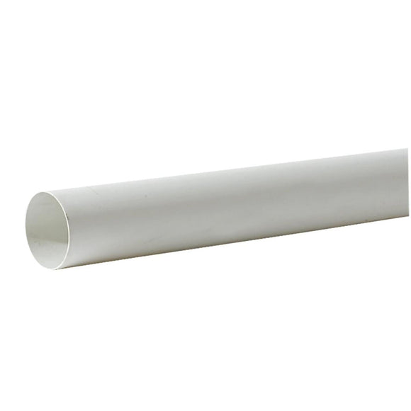 Charlotte Pipe 4 In. x 10 Ft. Solid PVC Drain and Sewer Pipe, Belled End