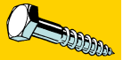 Midwest Fastener Hex Lag Screws 3/8" x 3"